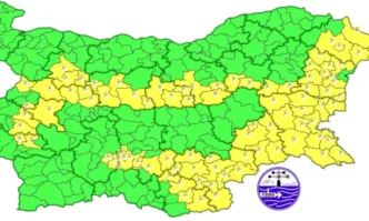От Националния институт по метеорология и хидрология обявиха за утре