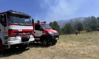 21 военни гасят пожара край село Илинденци