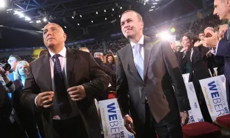 Манфред Вебер поздрави Бойко Борисов за победата на изборите
