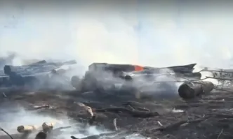 Първият голям пожар за сезона пламна в Хасково