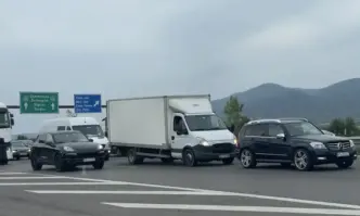 Катастрофа на АМ Тракия точно преди караулката в посока София