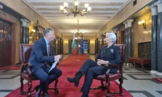 Кристин Лагард президентът на Европейската централна банка е на посещение