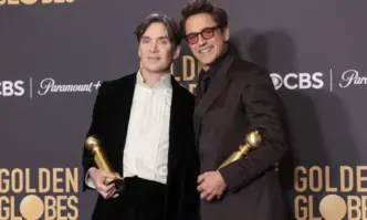 Филмът Опенхаймер e големият победител на Златен глобус 2024 съобщават