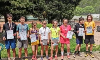 Хари Радков и Мая Александрова спечелиха регионално до 14 г. в Благоевград