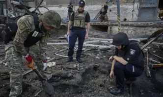 Руски ракетен обстрел на град Харков в Североизточна Украйна нанесе