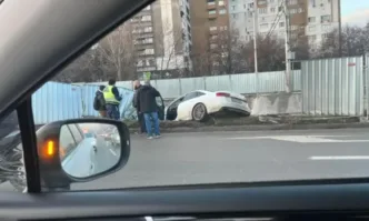 Необичаен инцидент тази сутрин в столицата Кола е паднала в изкопа