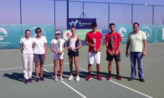 Васил Димитров и Денислава Глушкова са шампионите на международния турнир до 18 години в Санта Марина