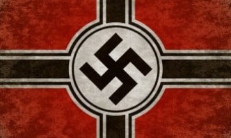 Свастика е била нарисувана с лилаво мастило върху прозорец на