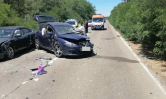 Около 12 45 ч днес на пътя между Приморско и Созопол