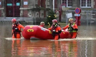 Поредица от бури във Франция причини наводнения невиждани от 40години
