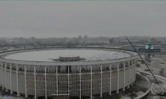 Срути се покривът на спортен комплекс в Санкт Петербург