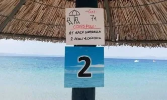Плажа на остров Амуляни: Такса 7 евро