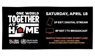 Тази нощ: Един свят: Заедно вкъщи – световни звезди пеят за лекарите