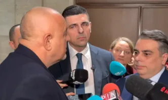 Председателят на ГЕРБ Бойко Борисов и председателят на Продължаваме Промяната