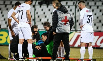 Стражът се сблъска с Жорди Кайседо на мача с ЦСКА