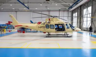 Първият хеликоптер произведен за системата на Спешната медицинска помощ по