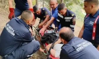 Великотърновски пожарникари спасиха туристка