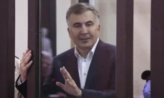 Бившият президент на Грузия Михаил Саакашвили който излежава присъдата си