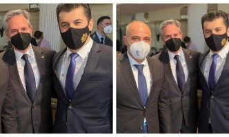 Предозиране: Кирил Петков отряза македонския премиер от обща снимка с Блинкен