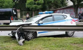 Полицията установи самоличността на шофьора, избягал след катастрофа с ранени полицаи в София