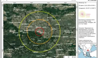 Земетресение с магнитуд от 3 6 по скалата на Рихтер е