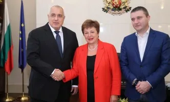 Борисов се срещна с управляващия директор на МВФ Кристалина Георгиева