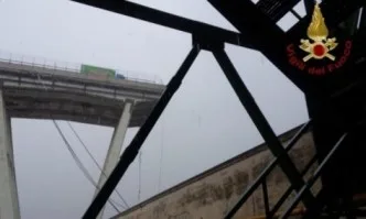 Двудневен траур в Генуа заради рухнали мост