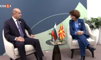 Президентът Румен Радев се срещна с президента на Северна Македония Гордана Силяновска