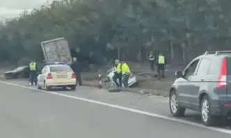 48 годишният мъж който пострада най тежко при пътния инцидент на АМ