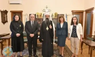 В Софийската света митрополия се състоя среща между патриарх Даниил