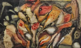 Животът в Париж, акварел