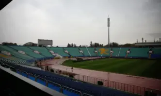 Засилено полицейско присъствие има пред Националния стадион Васил Левски няколко