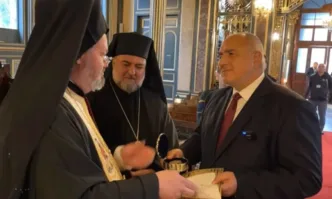 Борисов със специална литургия в Желязната църква и дарове за България (ВИДЕО)