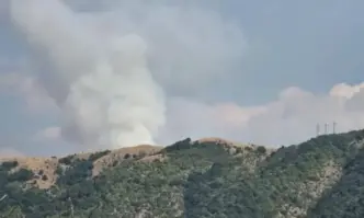 Пожар е възникнал между селата Сенокос и Стара Кресна казаха