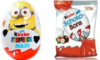 БАБХ изтегля от пазара шоколадови яйца и бонбони на Kinder