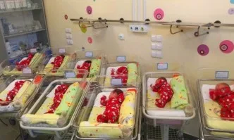 Болница изписва новородени в коледни костюми