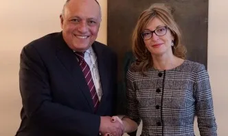 Вицепремиерът Захариева се срещна с външния министър на Египет Самех Шукри