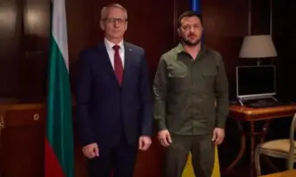 Зеленски се видя с Денков и благодари за военната и политическа подкрепа