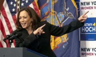 Кандидат президентът на САЩ Камала Харис няма да говори пред поддръжниците