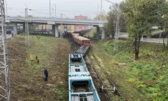 Товарна композиция дерайлира при Русе, разпиляна е амониева селитра