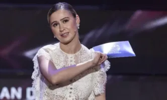 Актрисата Мария Бакалова връчи наградата за европейски режисьор на французина