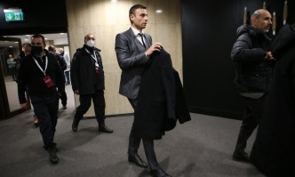 Кандидатът за президент на БФС Димитър Бербатов и екипът му