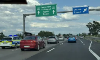Две катастрофи блокираха магистралата към морето