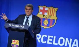 Президентът на Барселона Жоан Лапорта даде специална пресконференция целта на