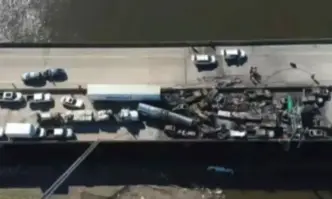 158 автомобила катастрофираха на магистрала в южния американски щат Луизиана