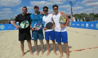 Поставените под №1 спряха Росен Ненчев и Борислав Бончев на Европейското по плажен тенис в Кранево