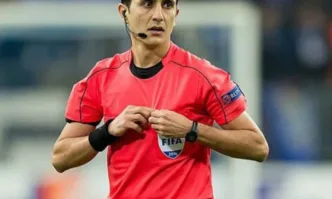 35 годишният съдия от Азербайджан Алияр Агайев ще ръководи първата европейска