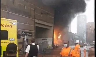 Взрив в лондонската метростанция Елефант & Касъл (видео)