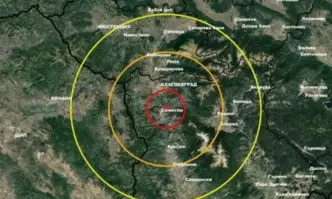 Земетресение с магнитуд 2 5 по Рихтер е регистрирано тази сутрин