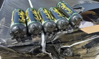 Над един тон флакони с райски газ азотен диоксид бяха